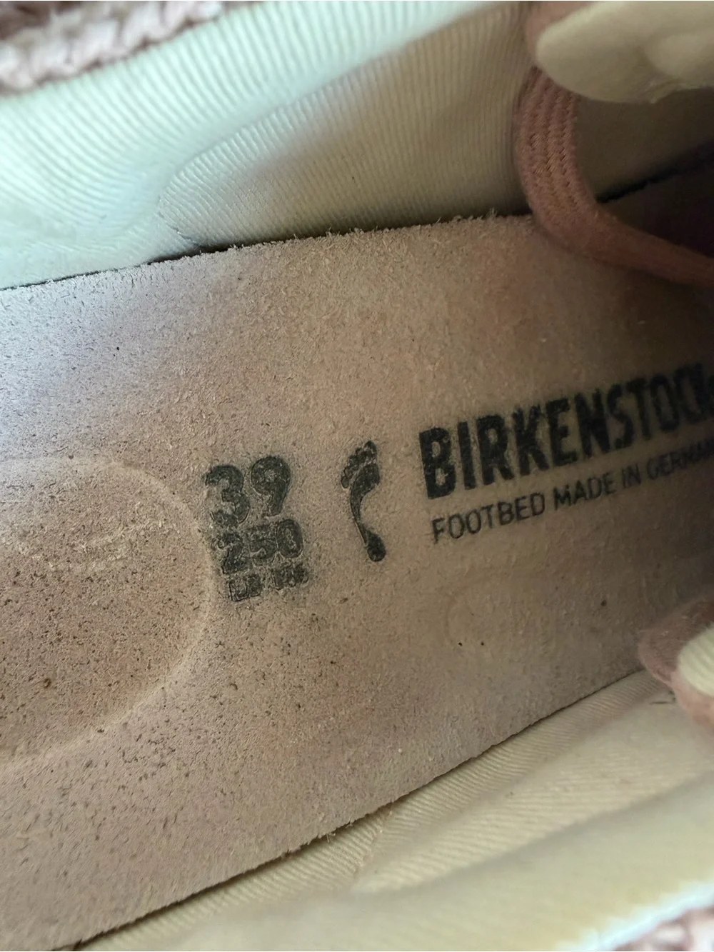 Birkenstock Bend Low Canvas Suede Sneakers Soft Pink EU 39 US 8-8.5